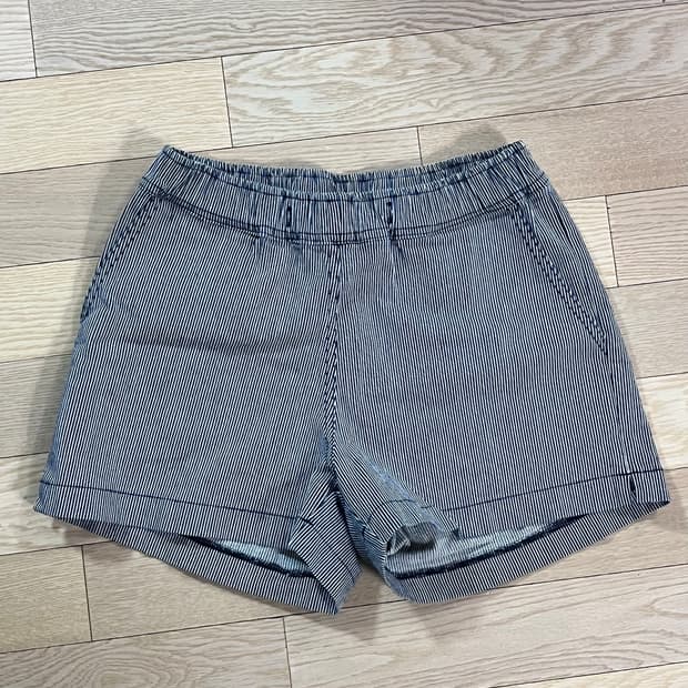 오네갸루 어른여자st 스트라이프 숏팬츠