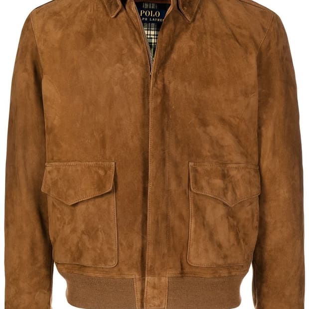 폴로 랄프로렌 A-2 스웨이드 레더 자켓