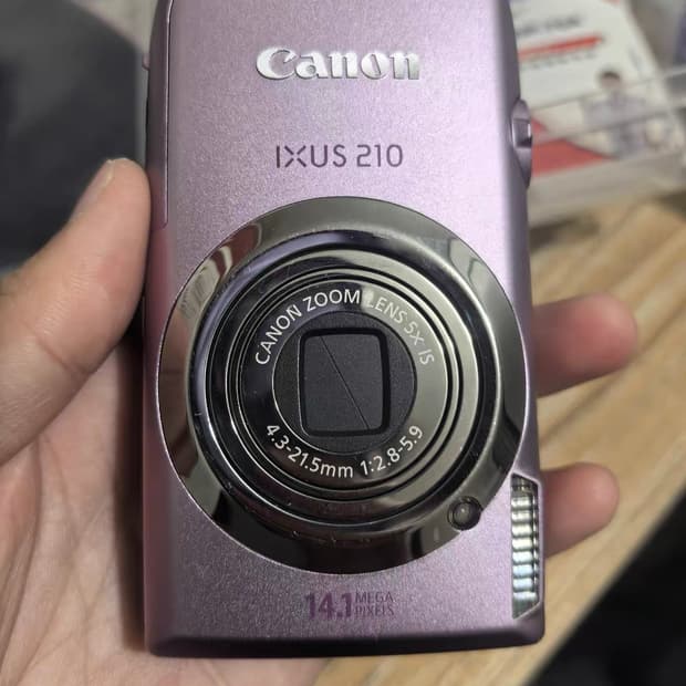 캐논ixus210 핑크 카메라