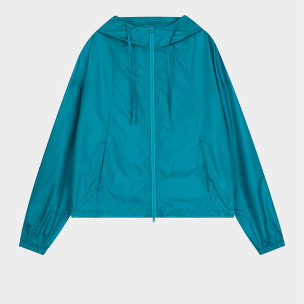 버뮬라 글로시 후디 아노락 블루그린