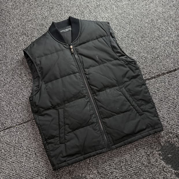 90s YSL 입생로랑 자수로고 아카이브 다운 베스트 3431