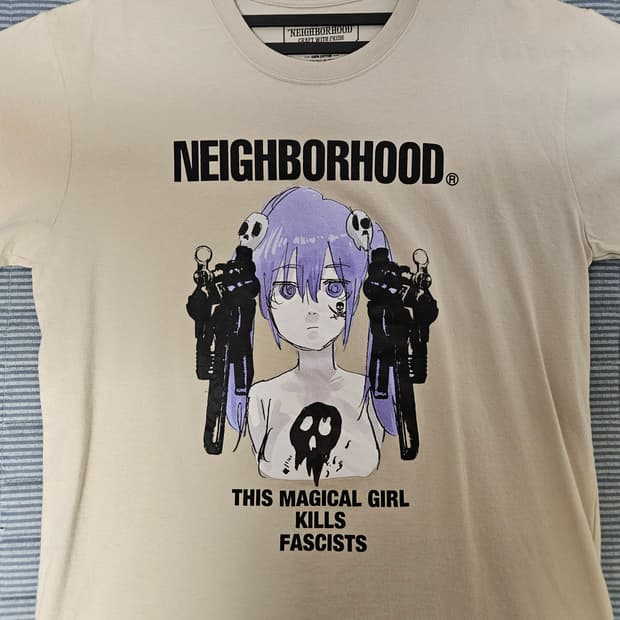 네이버후드 준이나가와 20ss 티셔츠