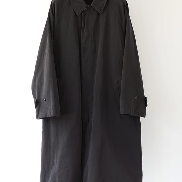 코모리 가먼트 다잉 발카라 코트 블랙 1사이즈