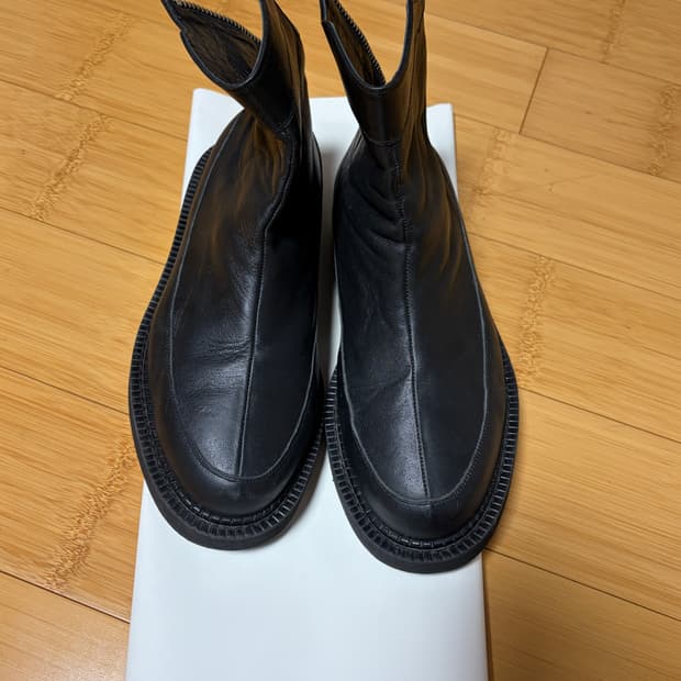 손신발 백지퍼 부츠 270