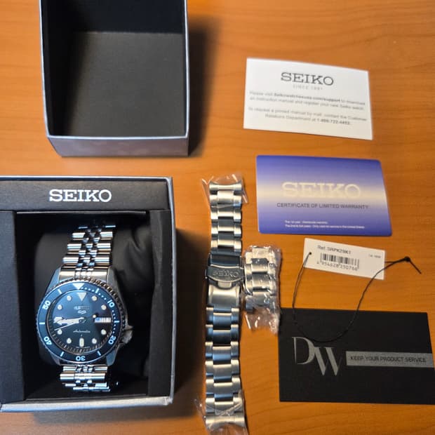 세이코 SRPK29K 다이버 시계