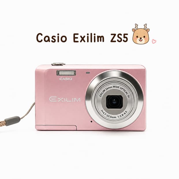 미품🌸코르티스 픽✨️ 카시오 EXILIM ZS5 핑크