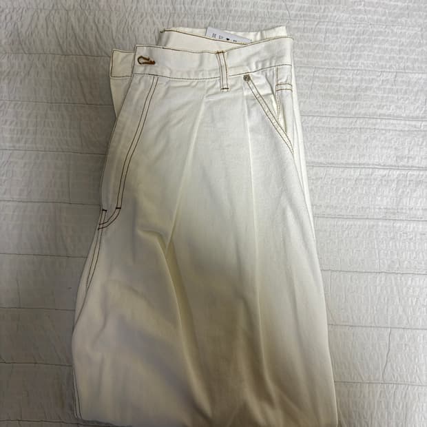 [M] 헤드메이너 플리츠데님 M