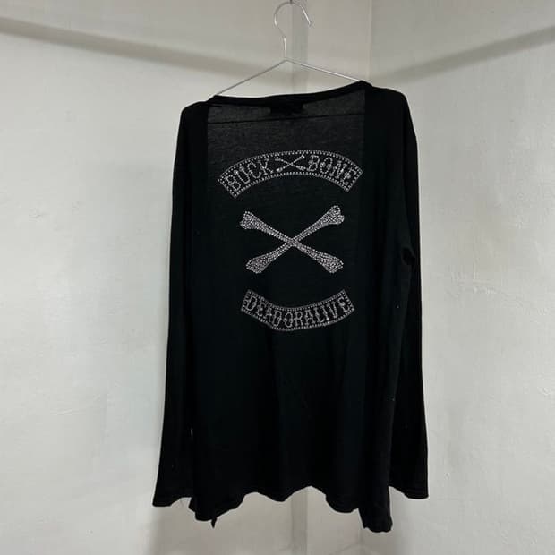 고스 펑크 락시크 스터드디테일 가디건(착샷잇음)