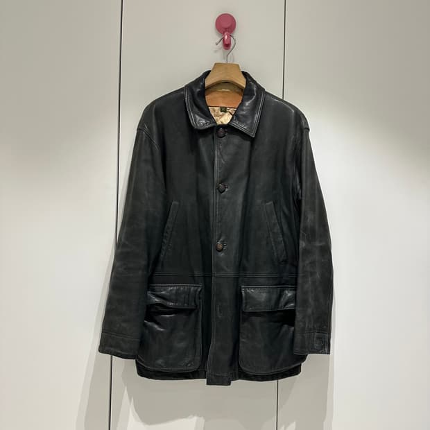 팀버랜드 헤비레더 코트