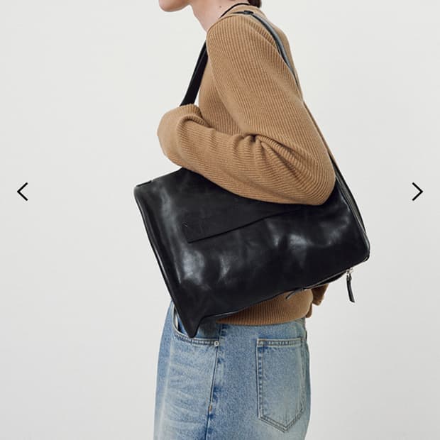 토니웩 오일 풀업 유틸리티 버킷백