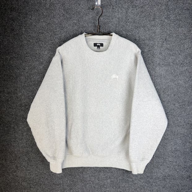 스투시 스탁로고 헤비웨잇 크루넥 맨투맨