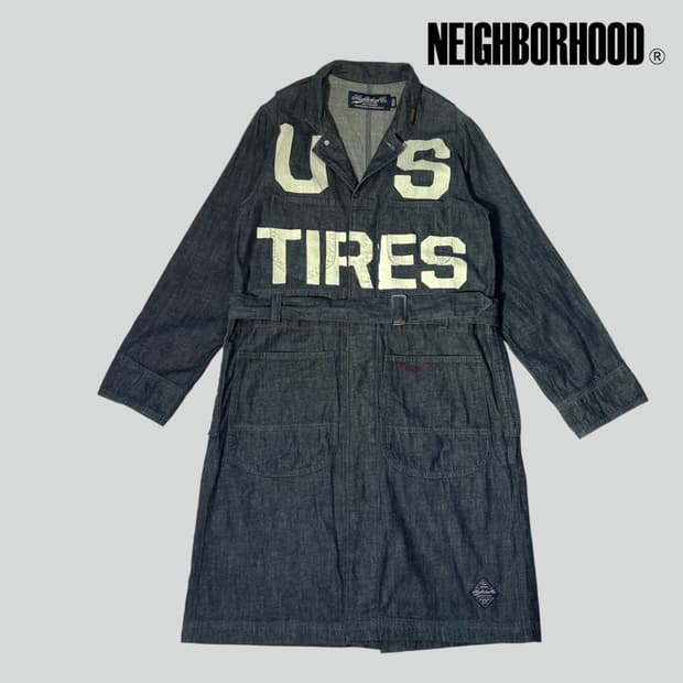 [S]Neighborhood 네이버후드 데님 메카닉 코트
