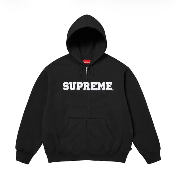 슈프림 아플리케 후드집업 m