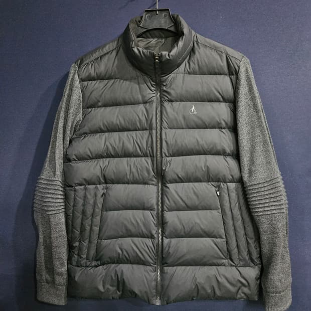 빈폴골프 다크그레이 남성 슬림핏 100~105 구스다운 골프패딩