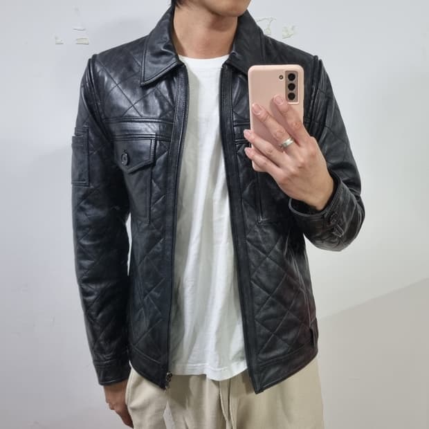 글리 레더 자켓