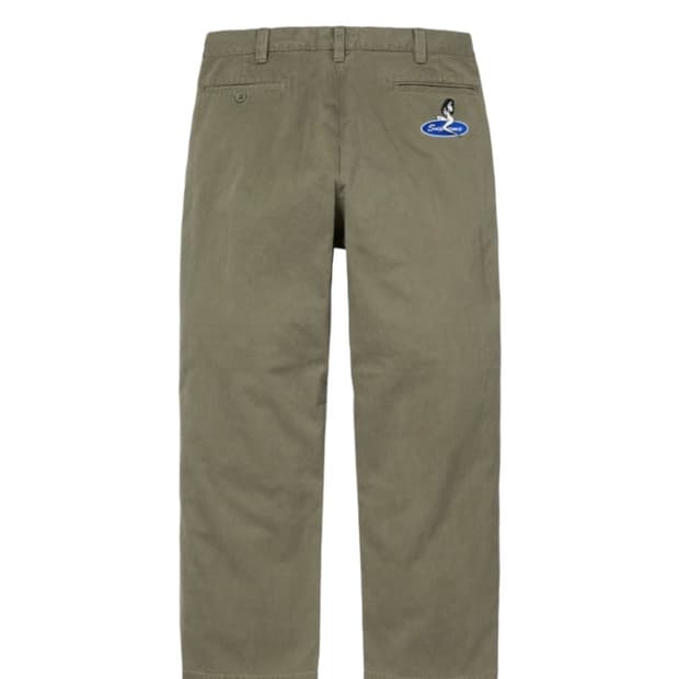 슈프림 23FW 핀업걸 치노팬츠 올리브 (32)