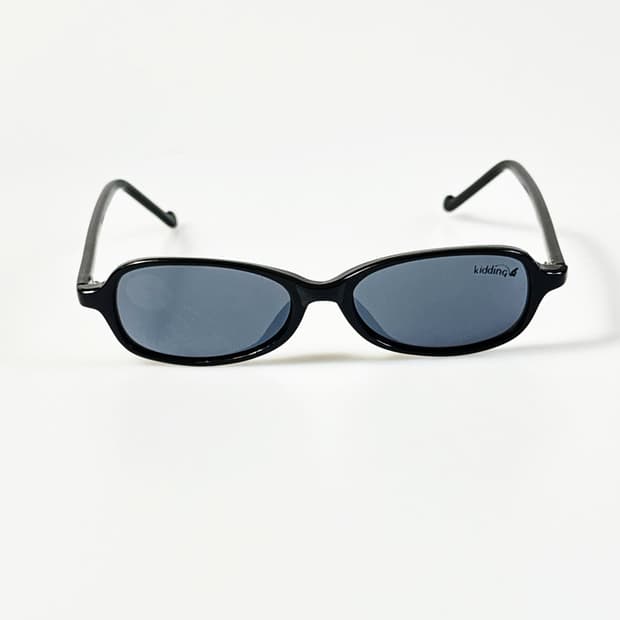 90s KIDDING 블랙 뿔테 스퀘어 빈티지 선글라스