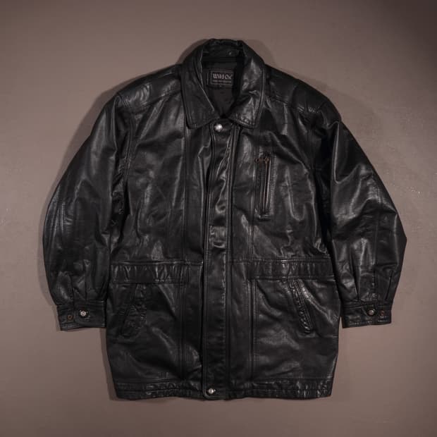 90s 빈티지 초어 레더자켓
