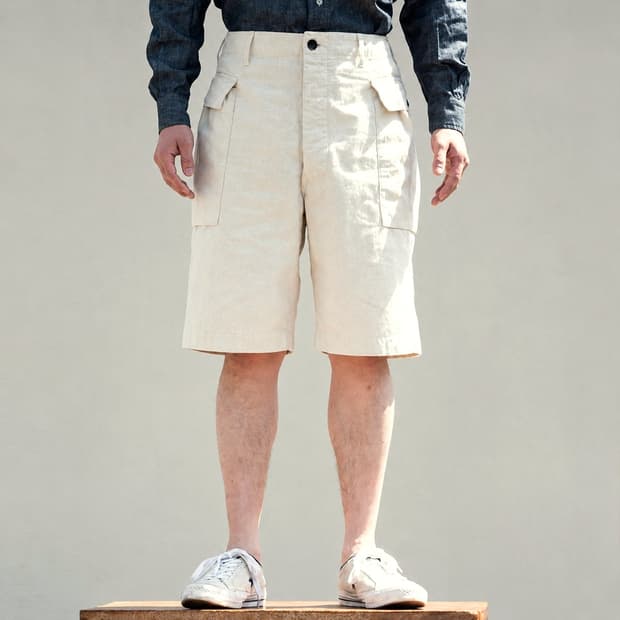 본쿠라 43 Dungaree Cotton Linen millefeuill