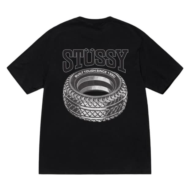 [XXL] 스투시 터프 트레드 반팔 티셔츠 블랙