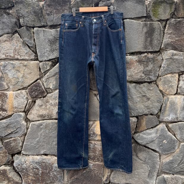 90s 드님 Denime 어센틱 스트레이트 데님 팬츠