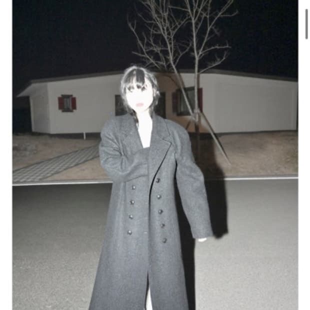 에옹쓰 라이닝 맥시 더블 코트