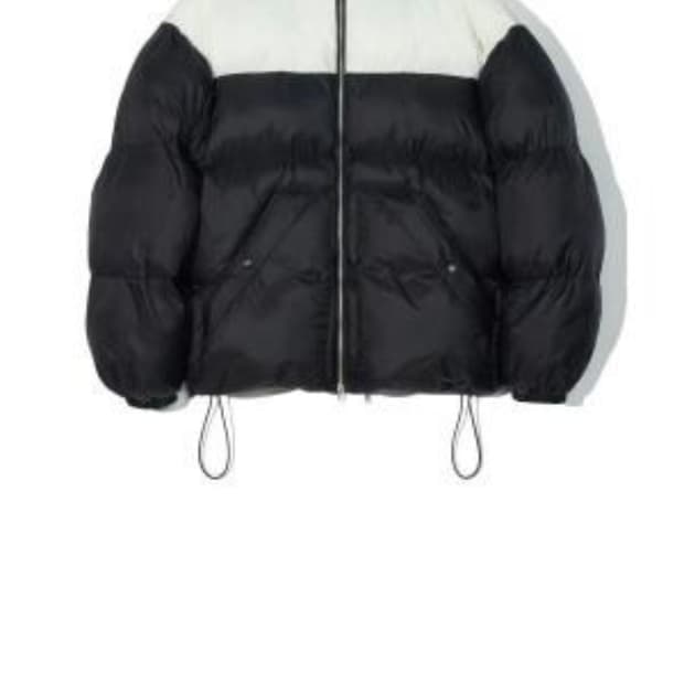 파르티멘토 3M 신슐레이트 블랙/화이트 패딩 점퍼