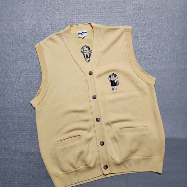 SINA COVA 울 니트 조끼 베스트