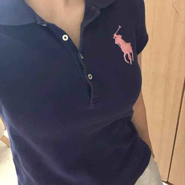 폴로 랄프로렌 빅포니 카라 반팔티 네이비