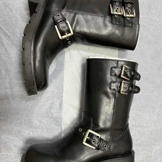 자라 바이커 부츠 블랙 39 245 250