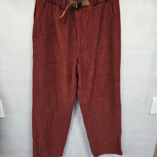 하이드아웃 벨티드 코듀로이 팬츠 대략 L