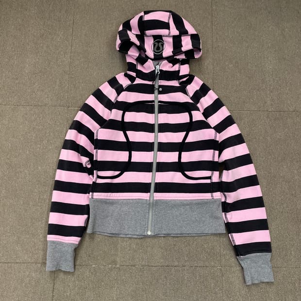 lululemon 룰루레몬 스트라이프 후드집업 6