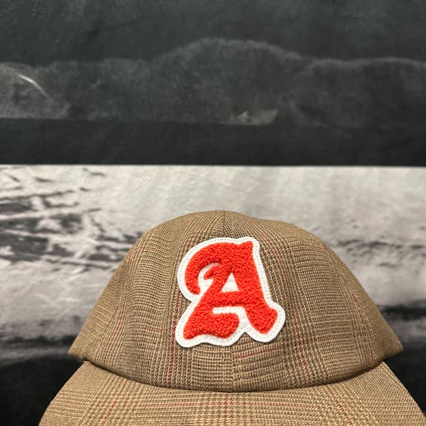 암피스트 에이 체크 캡 브라운