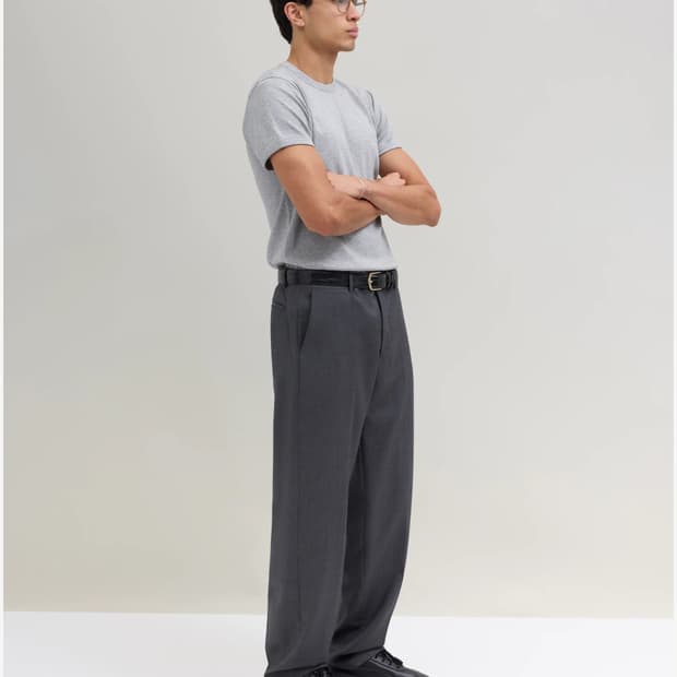 자운드 스트라이프 울 트라우저