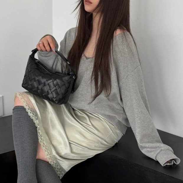 찰스앤키스 이벳 우븐 위빙백