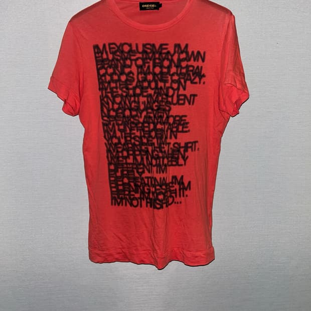Diesel Black Gold T-shirts red