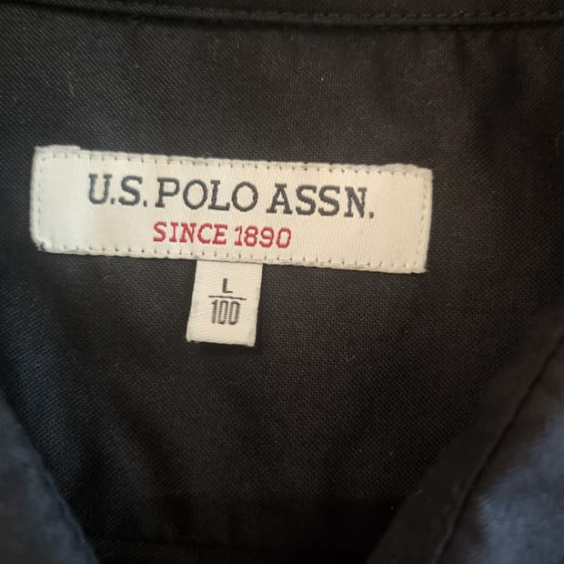 U.S. POLO ASSN.네이비 셔츠●표기사이즈 L (90~100가능)