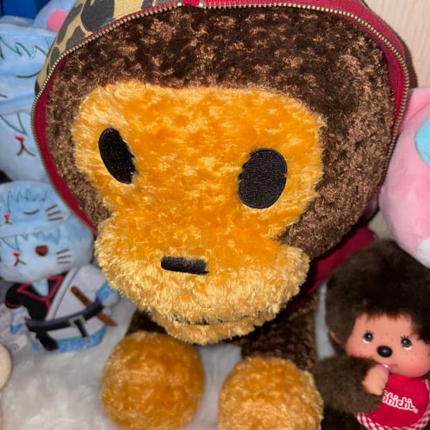 베이프 베이비 마일로 샤크 후드집업 인형 