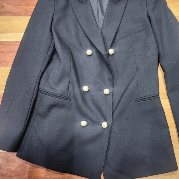 타임빅진주버튼자켓s