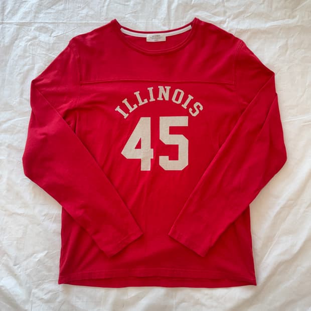 Illinois 45 컬리지 그래픽 롱슬리브