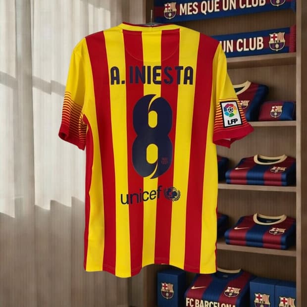 13-14 바르셀로나 어웨이 이니에스타 유니폼 정품