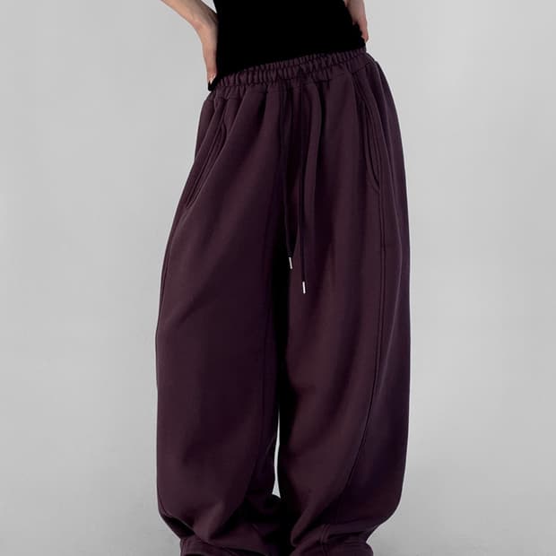 매니크 코토 투웨이 트레이닝 팬츠 (퍼플 /기모)