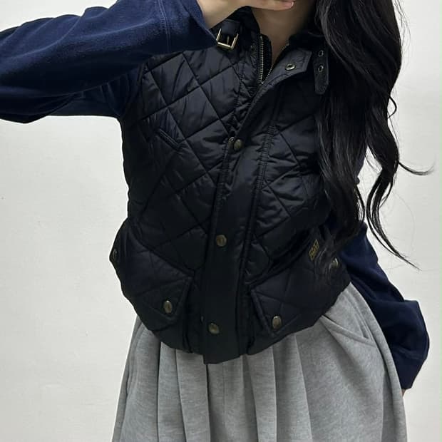 폴로 랄프로렌 퀄팅 경량 패디드 베스트 조끼(XS)