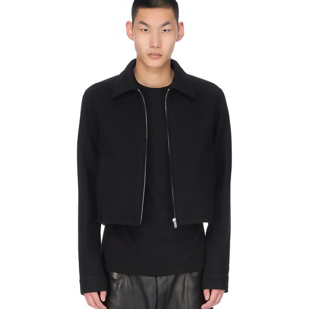 릭오웬스 FW25 블랙 앨리스 브래드 브러쉬드 울 자켓 48사이즈 