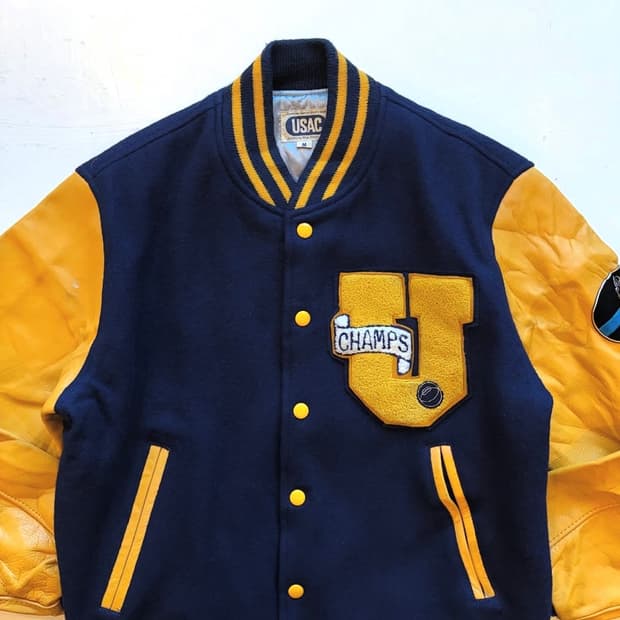 90’s USAC 바시티 자켓
