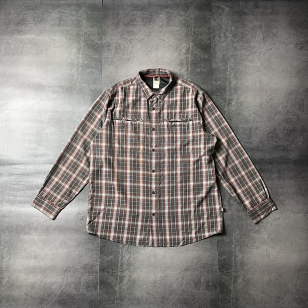 THE NORTH FACE 노스페이스 빈티지 체크 셔츠 A00499