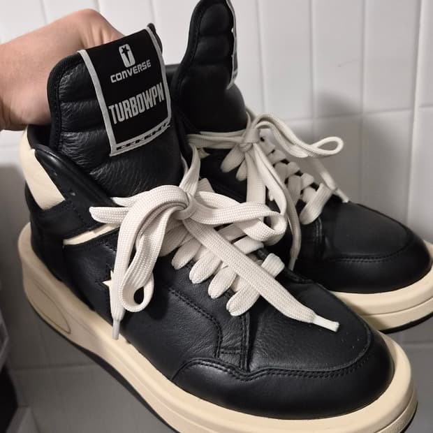 컨버스X다크쉐도우 터보웨폰 블랙크림 260
