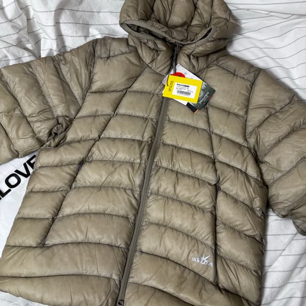 선러브 경량패딩 m