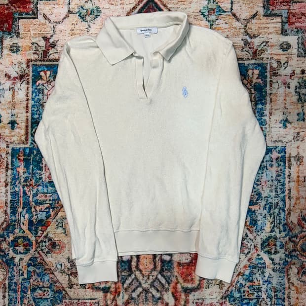 [M] 스포티앤리치 테리 폴로 롱슬리브