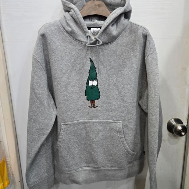 ((M,95)) NIKE 나이키 트리 카툰 기모 후드티셔츠! 짱이뻐요!